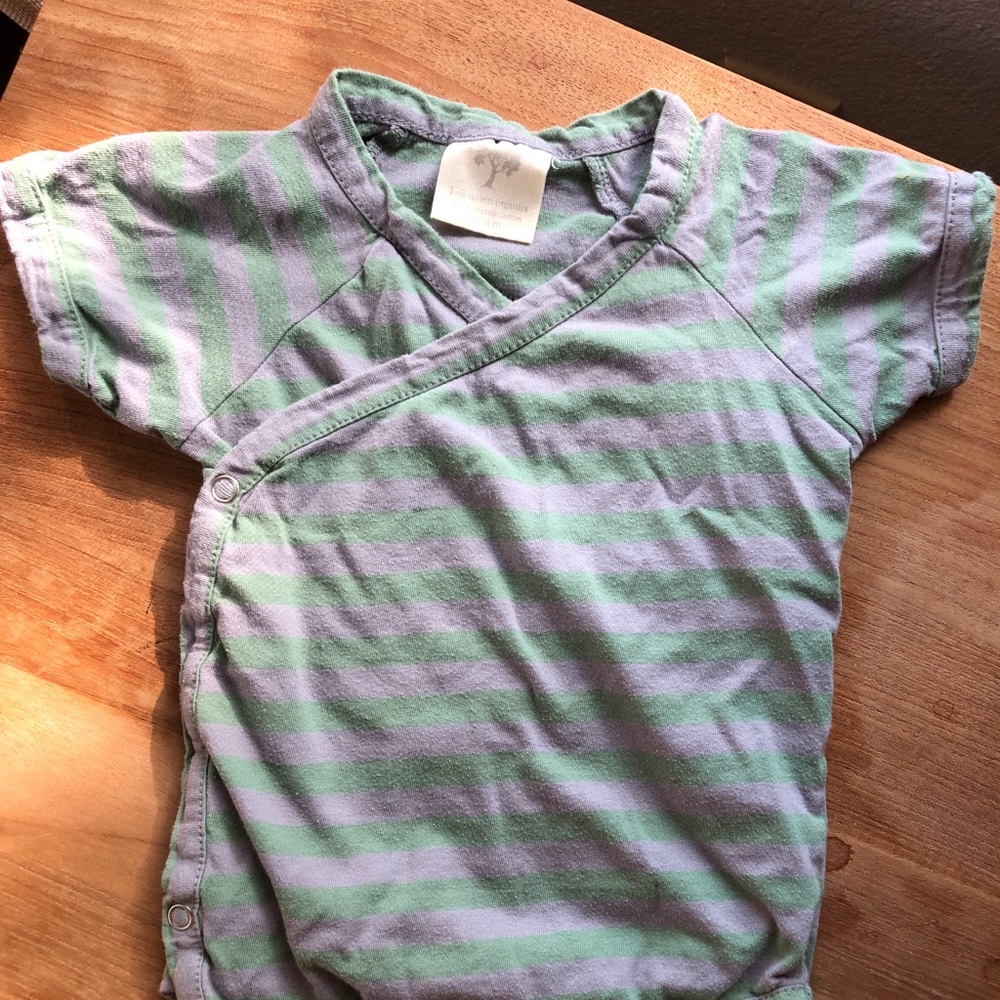 Kate Quinn Organics Kimono Snap Onesie, 18-24m